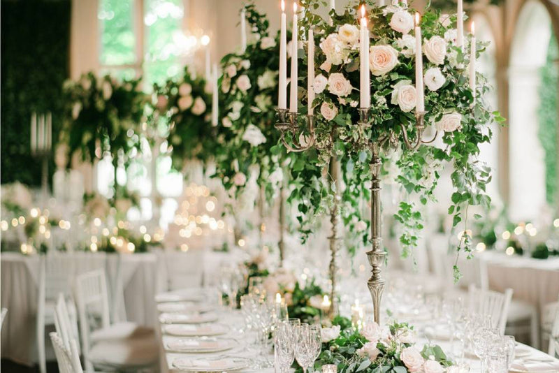 wedding centerpiece- candelabras