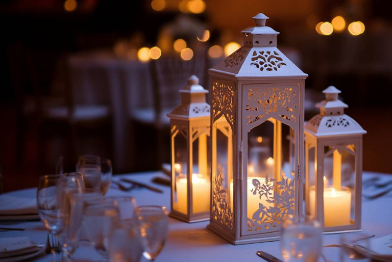 wedding centerpiece- lanterns