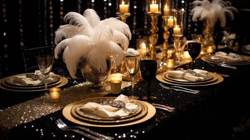wedding centerpieces- feathers