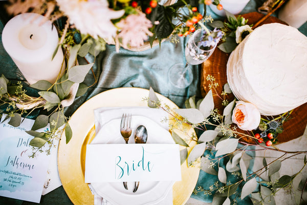 formal table setting- wedding table setting