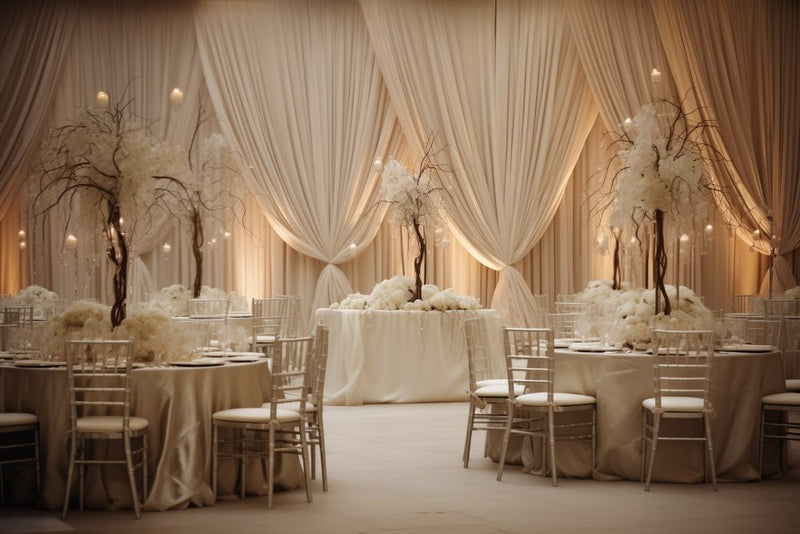 wedding table linens- round