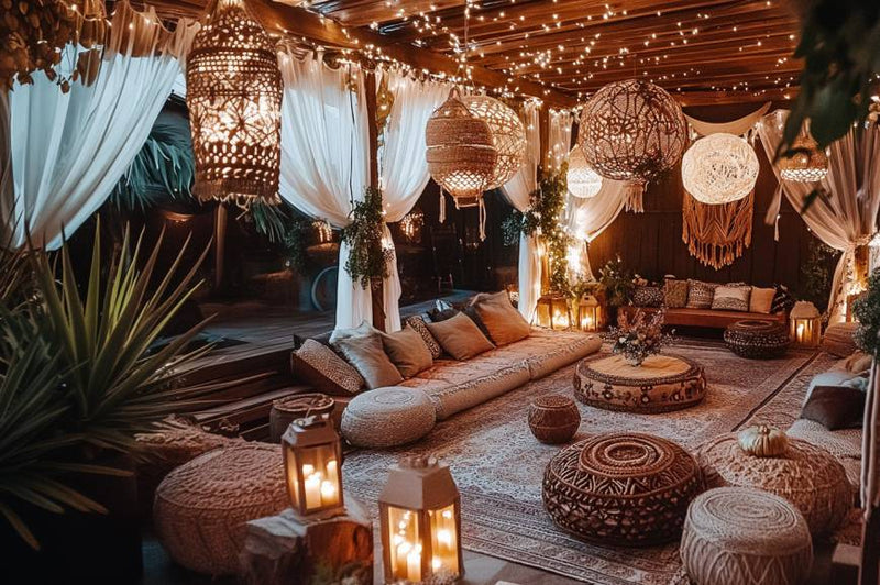 wedding welcome party- boho