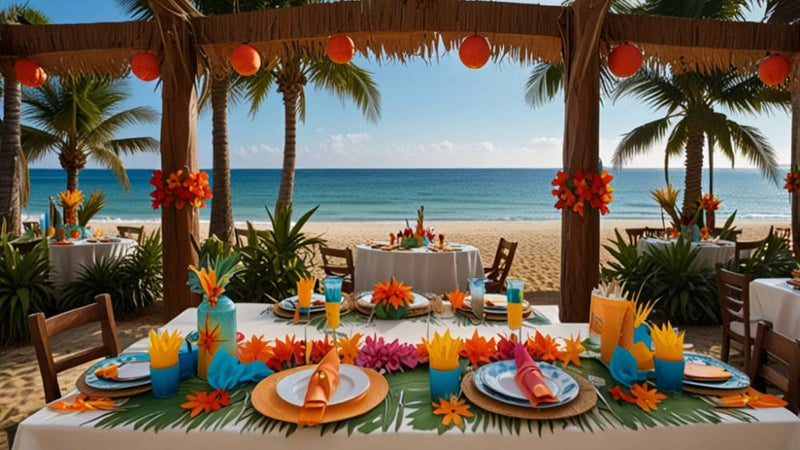 wedding welcome party- tropical beach