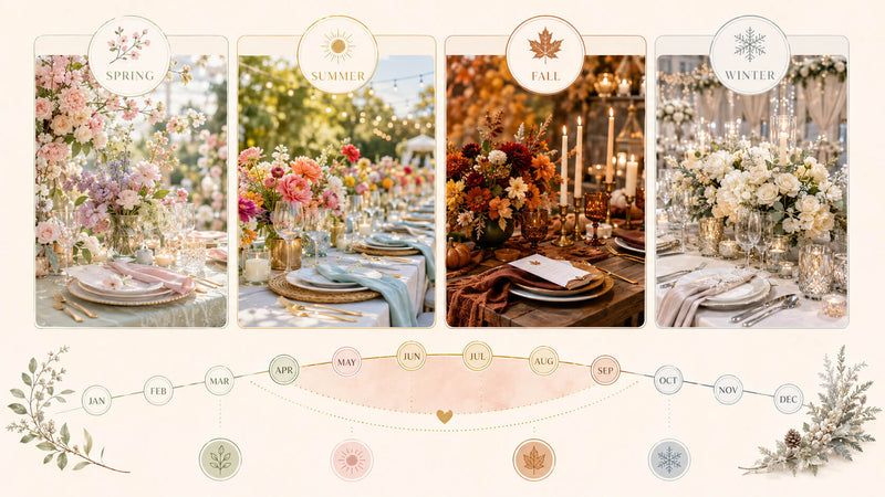 Seasonal wedding table styling guide