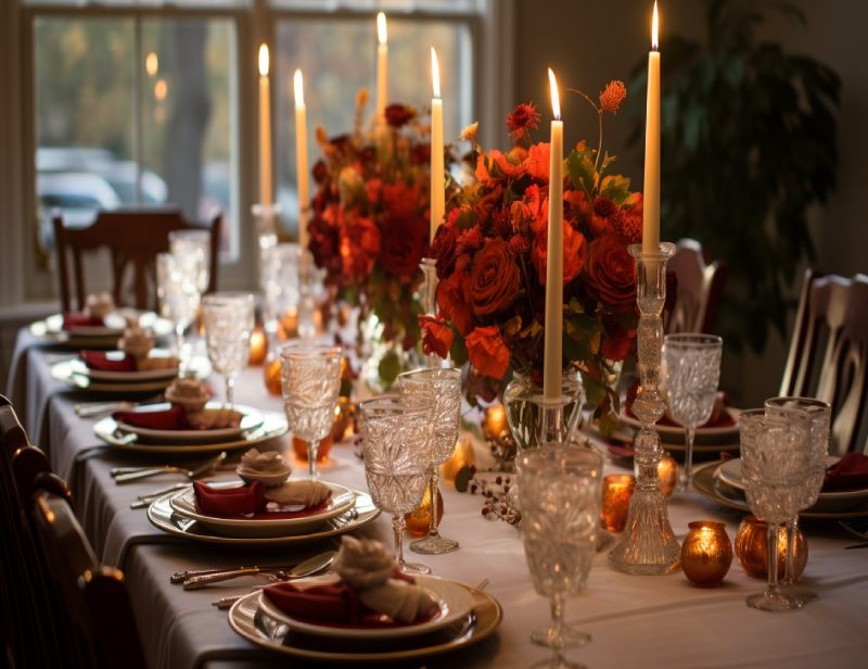 when is thanksgiving - table