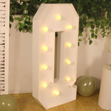 4ft White Large Marquee Light Up Letter Q Mosaic Balloon Frame Pre-Cut Foam Board 10 Warm White