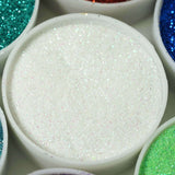 1 lb Bottle | Nontoxic White DIY Arts & Crafts Extra Fine Glitter