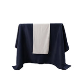 White Premium Scuba Polyester Table Runner, Wrinkle Free Table Linen