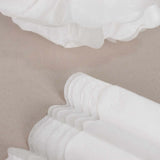 6 Pack 10" White Paper Tissue Fluffy Pom Pom Flower Balls