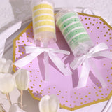 50 Pcs 3inch White Satin Pre Tied Ribbon Bows, Gift Basket Party Favor Bags Decor - Classic