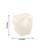 4 Pack | 24 Pcs White Scented Rose Soap Heart Shaped Party Favors With Gift Boxes And Ribbon