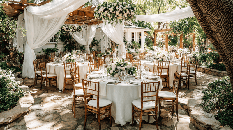 White Wedding Color Palette