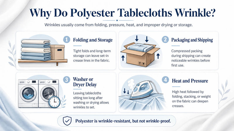 Why do Polyester Tablecloth Wrinkle