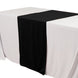 24x72inch Black Wide Polyester Table Runner, Trade Show Table Runner