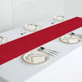 12inch x 108inch Wine Polyester Table Runner