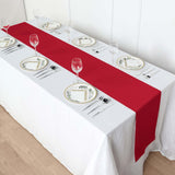 12inch x 108inch Wine Polyester Table Runner