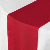 12inch x 108inch Wine Polyester Table Runner