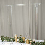 40inch Tall Clear Acrylic Rectangular Flower Frame Table Display Stand