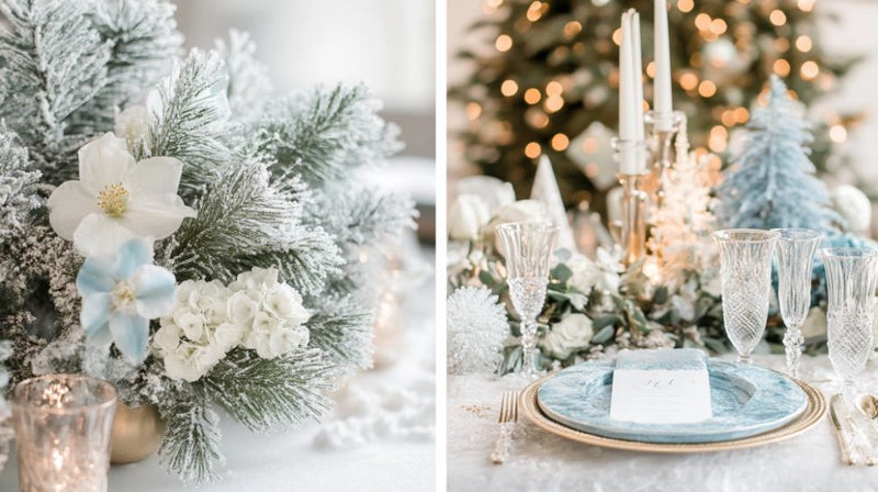 winter wedding colors- seasonal accents