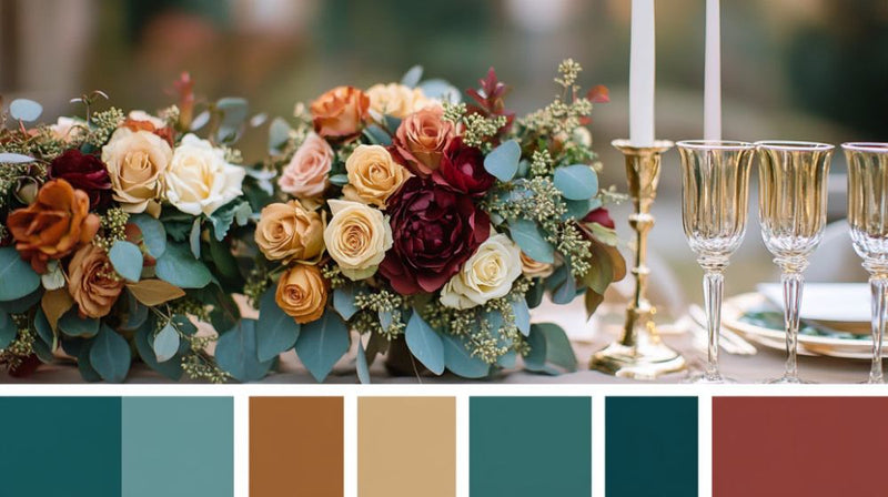 winter wedding colors- trending colors