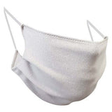 30 Pack | 3 Ply White Cotton Face Mask, Reusable Fabric Masks With Soft Ear Loops