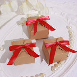 50 Pcs 3inch Sage Green Satin Pre Tied Ribbon Bows, Gift Basket Party Favor Bags Decor - Classic