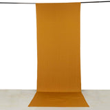 Gold 4-Way Stretch Spandex Photography Backdrop Curtain with Rod Pockets, Drapery Panel