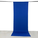 Royal Blue 4-Way Stretch Spandex Photography Backdrop Curtain with Rod Pockets, Drapery Panel