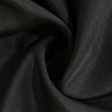 Black Fitted Polyester Rectangular Tablecloth 4ft for 48x24x42inch Tables