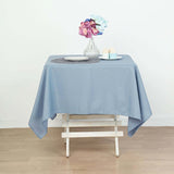 Dusty Blue Polyester Square Tablecloth 70"x70"