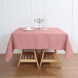 Dusty Rose Polyester Square Tablecloth 70"x70"