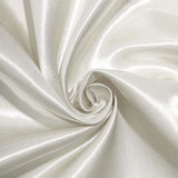 108" Ivory Satin Round Tablecloth#whtbkgd