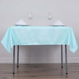 Blue Polyester Square Tablecloth 54"x54"