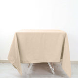 Nude Polyester Square Tablecloth 70"x70"