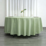 108" Sage Green Polyester Round Tablecloth