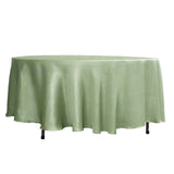 108" Sage Green Satin Round Tablecloth