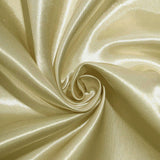 108" Champagne Satin Round Tablecloth#whtbkgd