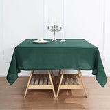 Hunter Emerald Green Polyester Square Tablecloth 70"x70"