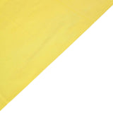 5 Pack Yellow Rectangle Plastic Table Covers, 54inchx108inch PVC Disposable Tablecloths