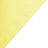 70"x70" Yellow Square Polyester Table Overlay