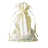 60 Pack 6x9inch Yellow Satin Wedding Party Favor Bags, Drawstring Pouch Gift Bags#whtbkgd