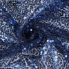 54 inch x 54 inch Navy Blue Premium Sequin Square Tablecloth#whtbkgd