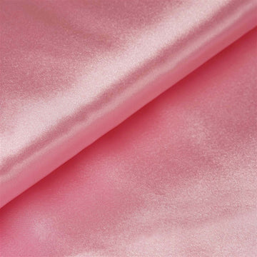10 Yards | 54" Pink Satin Fabric Bolt