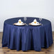 108inch Navy Blue Polyester Round Tablecloth