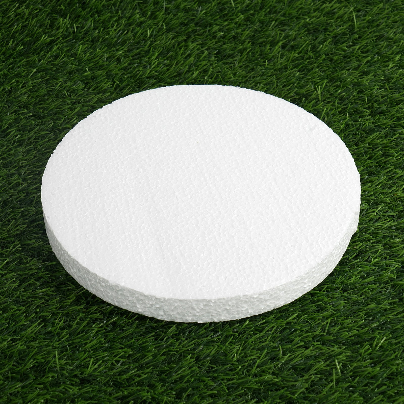 10 Wholesale White Styrofoam Foam Disc DIY Crafts Decoration - 12 pack