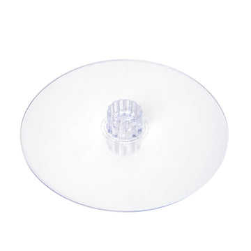 12" Round Clear Acrylic Cake and Cupcake Display Stand Plates, DIY