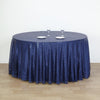 132inch Navy Blue Premium Sequin Round Tablecloth, Sparkly Tablecloth