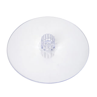 Elevate Your Desserts with the 14" Round Clear Acrylic Cake Stand