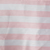90"x156" | Stripe Satin Rectangle Tablecloth | Blush/Rose Gold & White | Seamless#whtbkgd