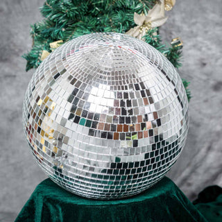 Shimmer and Shine with the 16" Large Silver Foam Disco Mirror Ball
